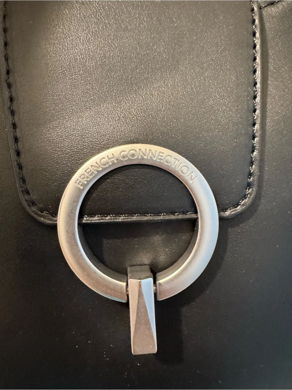 NWT French Connection Charm Ring Enclosure Hobo Bag